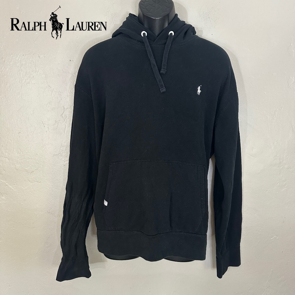 Polo Fleece Hoodie XXL Gently worn Cotton blend fleece interior